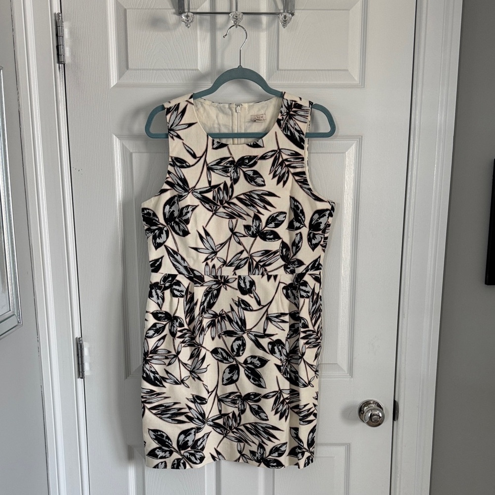 J. Crew Sleeveless Floral Dress